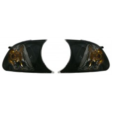 BMW 3 Series 2000-2003 Smoked Front Indicator Lamps Both Sides